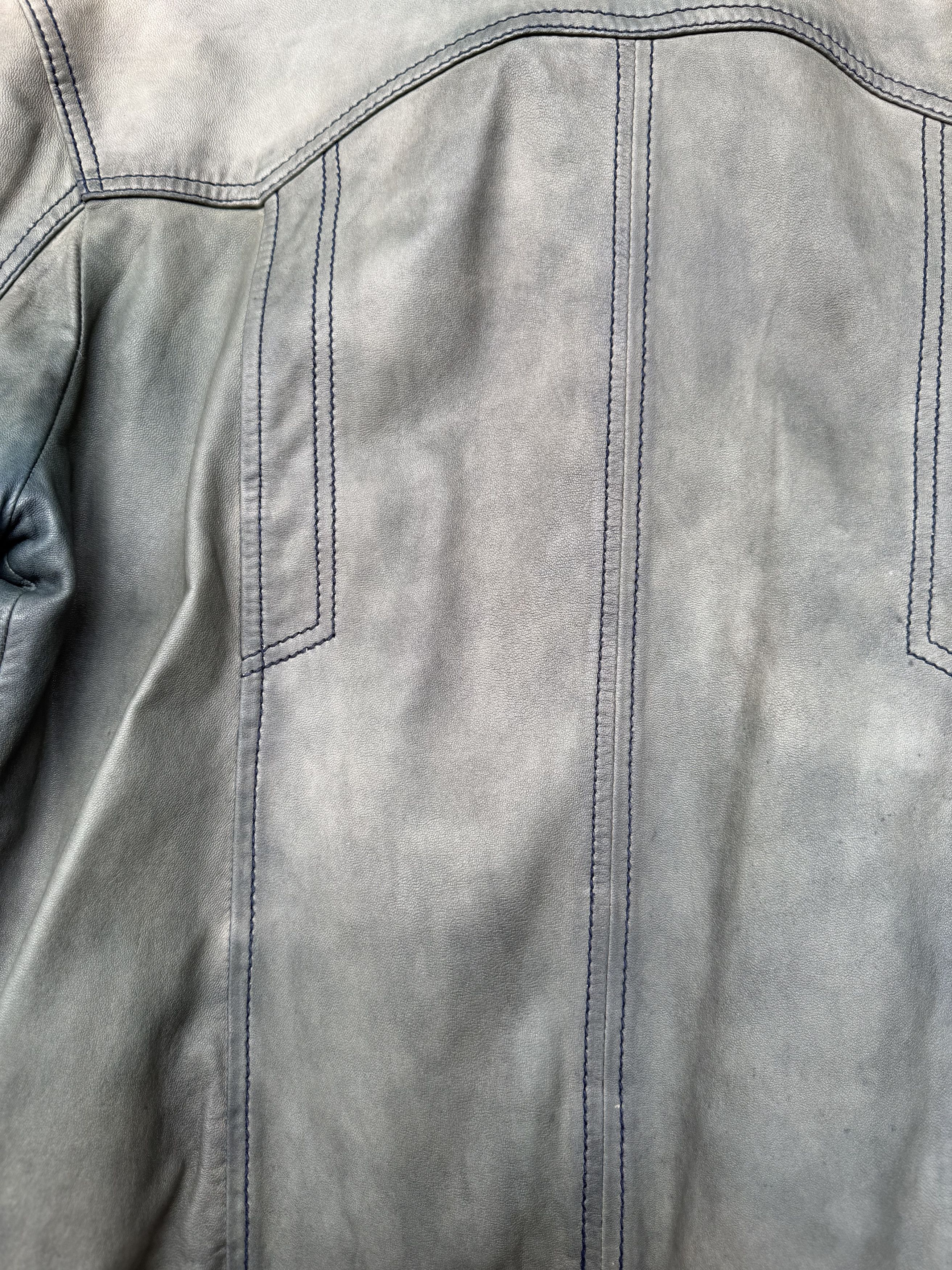 Dolce & Gabbana Dolce & Gabbana Vintage Distressed Leather Jacket Size US L / EU 52-54 / 3 - 13 Thumbnail