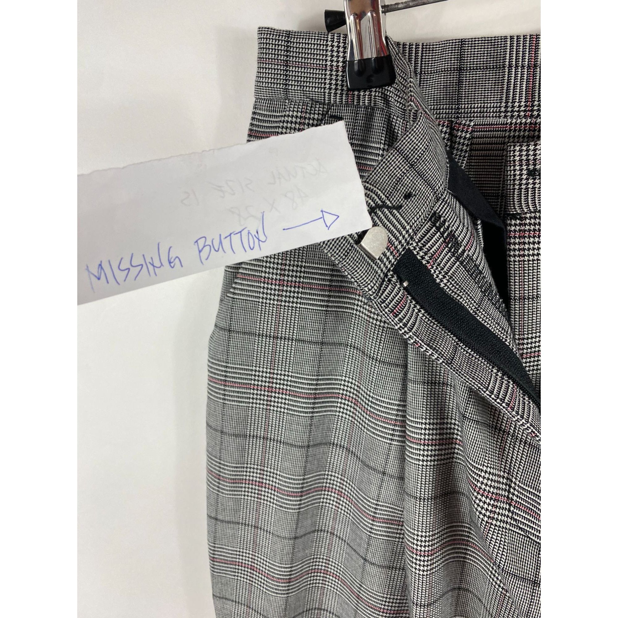 H&M H&M Divided Casual Plaid Pleated Dress Pants Size 8 30x26 Wo Size 30" / US 8 / IT 44 - 6 Thumbnail
