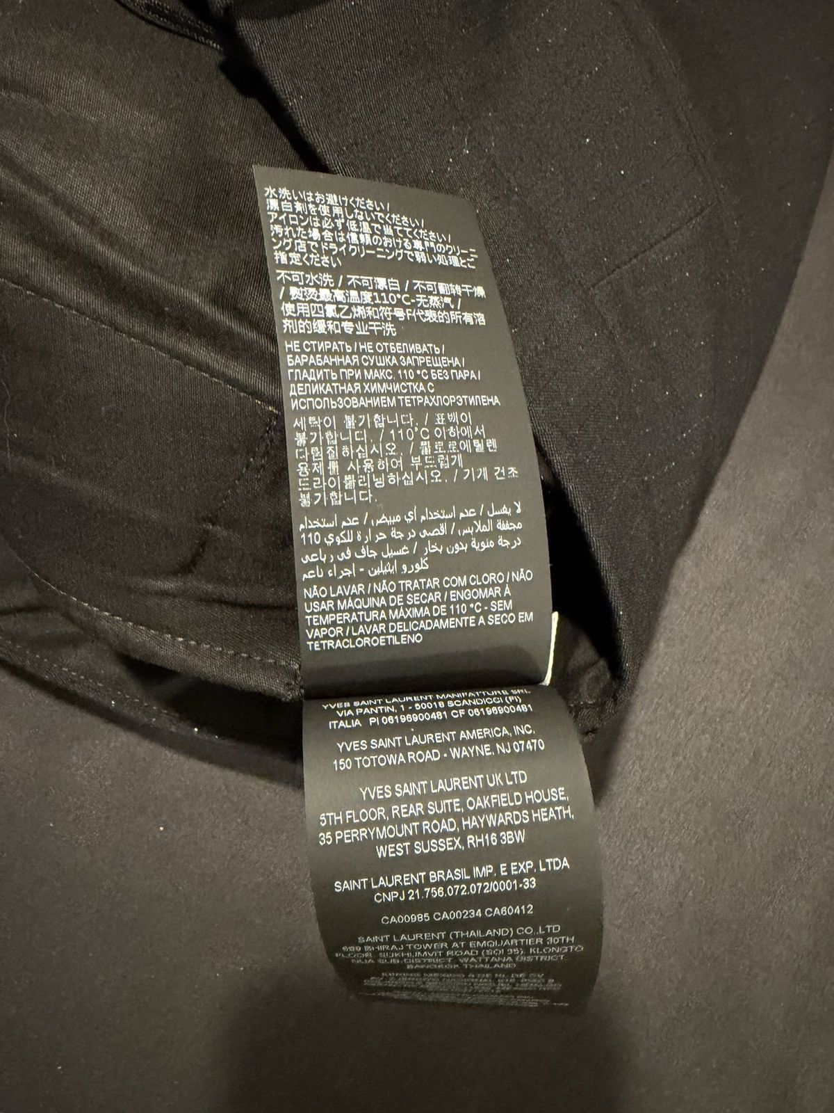 Saint Laurent Paris Saint laurent mens 2024 striped pants. 48/32. $1950 Size US 32 / EU 48 - 12 Thumbnail