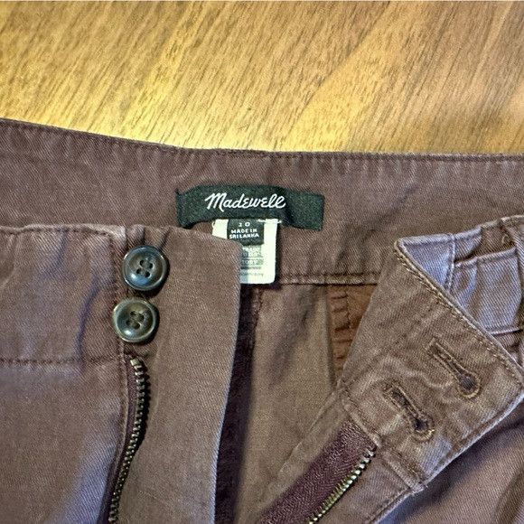 Madewell Madewell Brown Wide Leg Pants Size 32" / US 10 / IT 46 - 3 Thumbnail