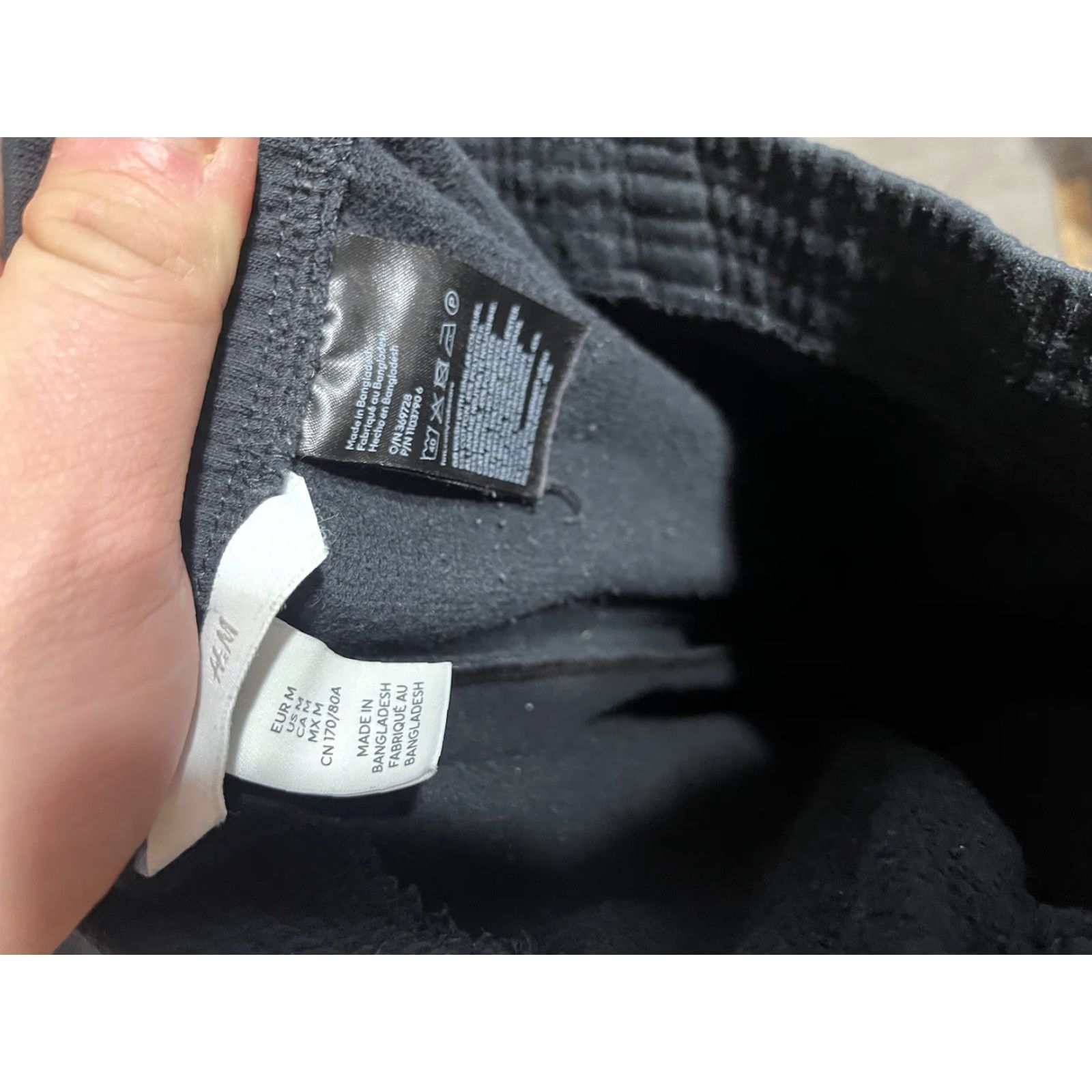 H&M H&M Women’s Basic Sweatpants Black Size Medium Sweatpants Women M Black Activewear Pants Size 32" / US 10 / IT 46 - 5 Thumbnail