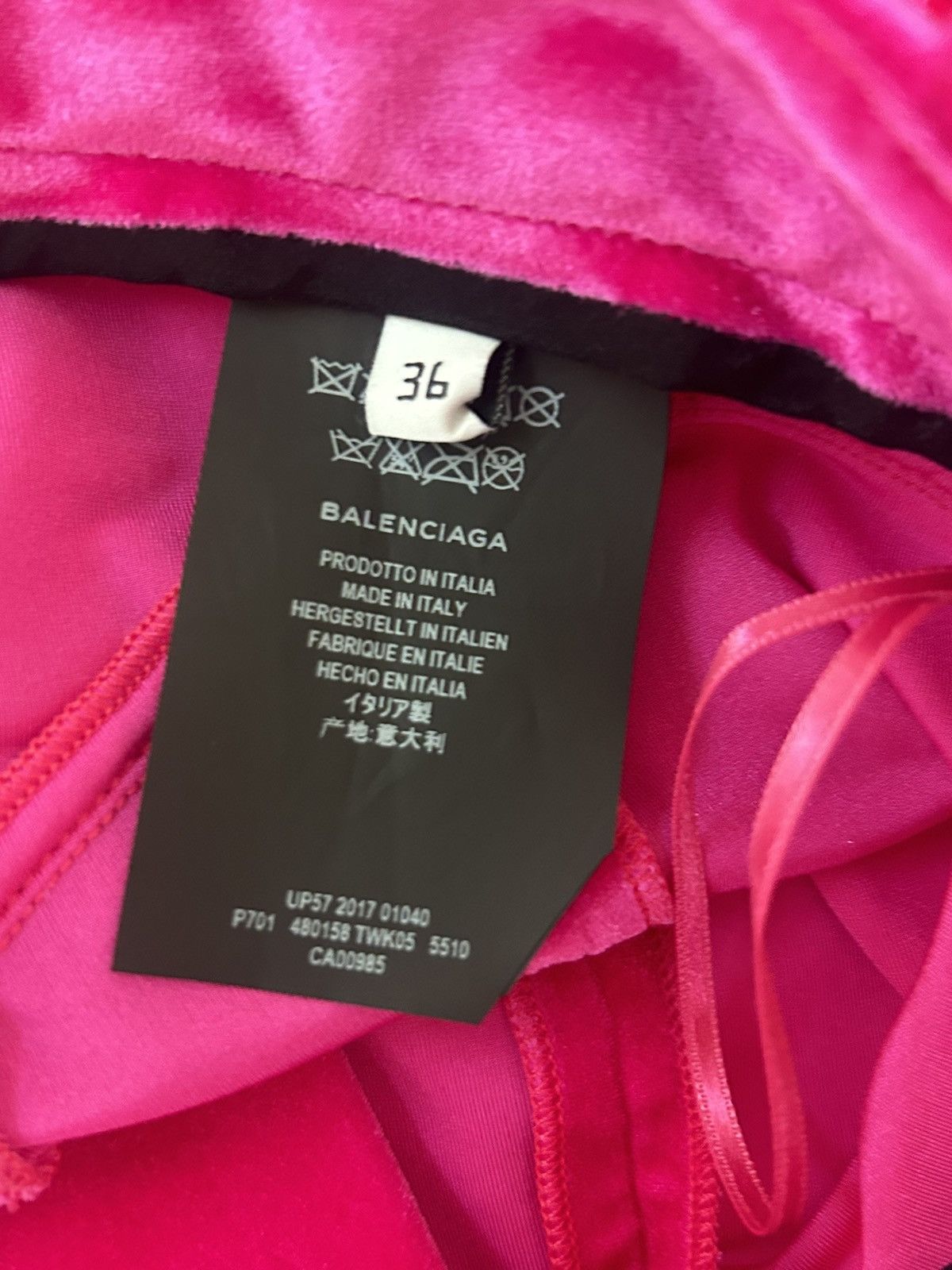 Balenciaga SS17 Velvet Knife Heel Pants Size 26" / US 2 / IT 38 - 7 Thumbnail