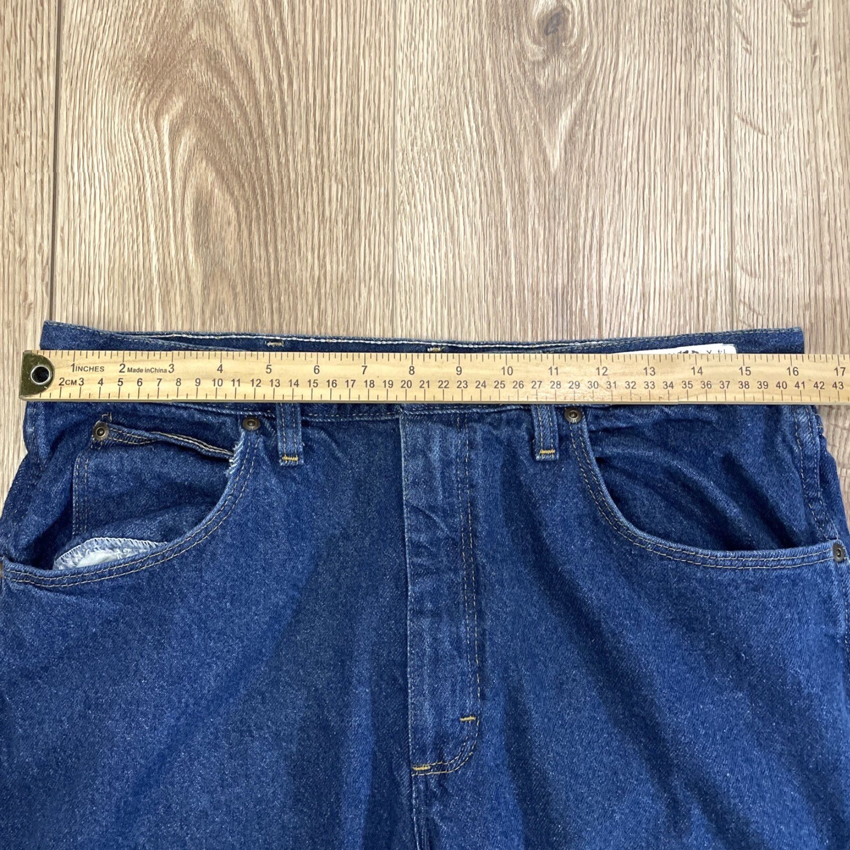 Red Kap Red Kap Jeans Men's 34x30 Blue Denim Mid Rise Straight Workwear Classic Size US 34 / EU 50 - 4 Thumbnail