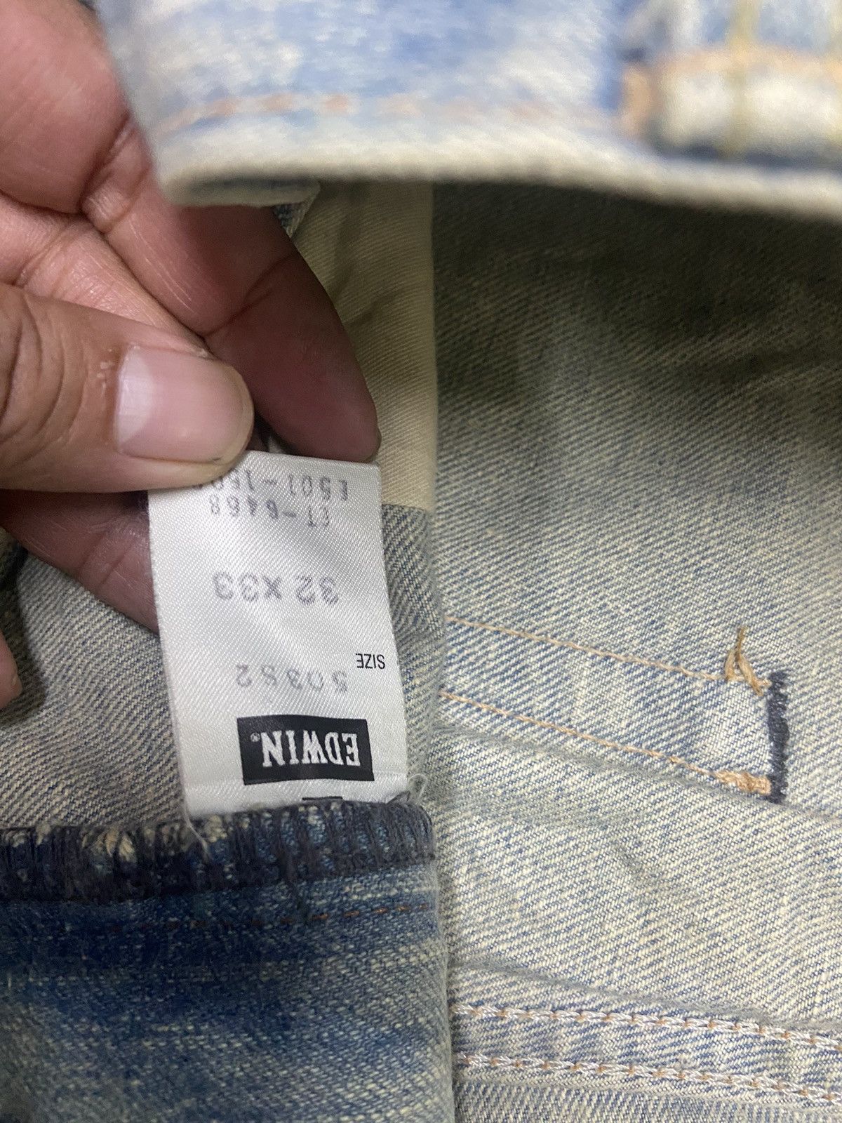 Edwin × If Six Was Nine Edwin jeans 503S washed blue Size US 33 - 9 Thumbnail