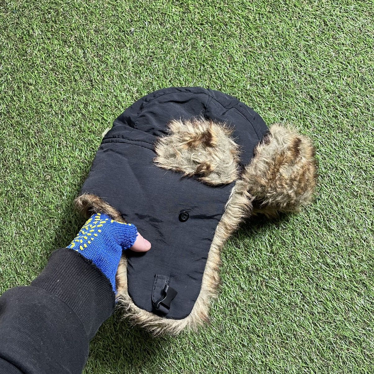 Japanese Brand Vintage Archive Trapper Hat – Fox Fur Coldwear Icon 1990s Size ONE SIZE - 3 Thumbnail