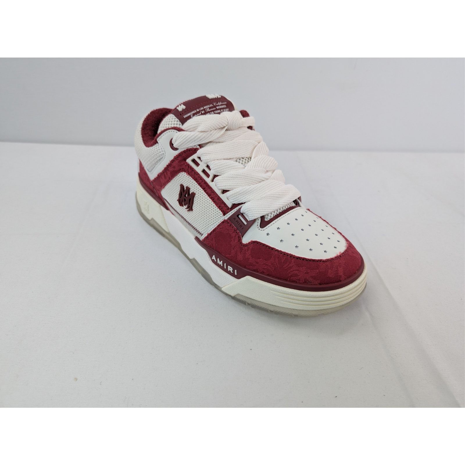 Amiri o1rshd1 MA-1 sneaker in white and red 43 Size US 10 / EU 43 - 3 Thumbnail