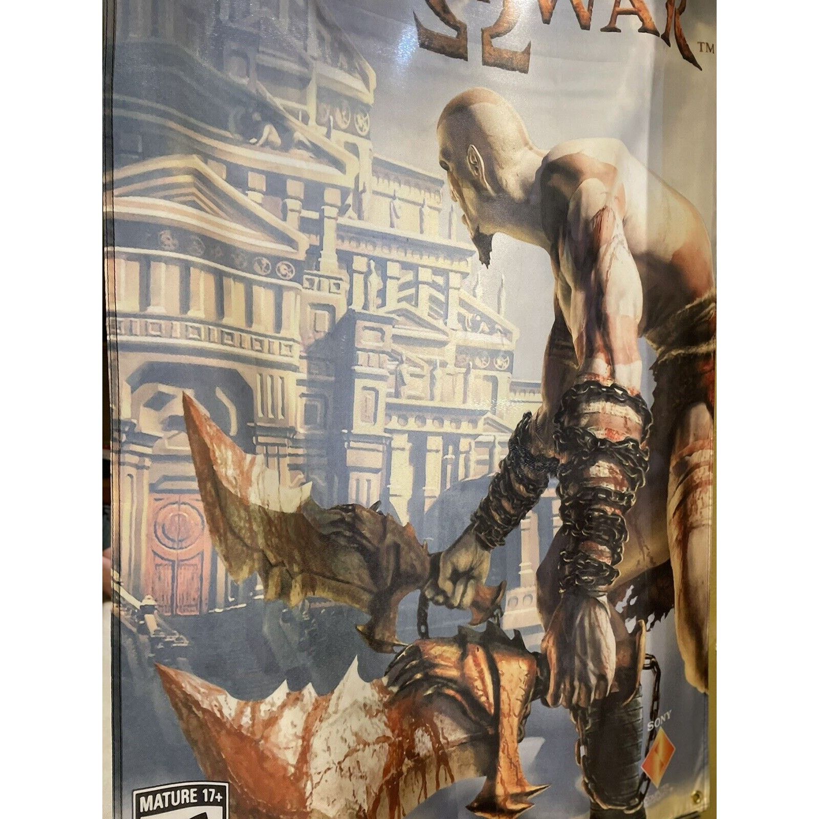Playstation God Of War 5' Flag Banner Sony PS2 PlayStation Size ONE SIZE - 3 Thumbnail
