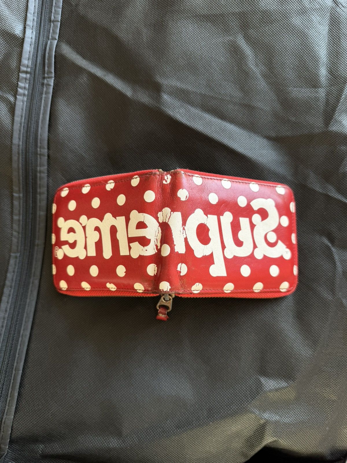 CDG by Comme des Garcons × Comme des Garcons × Supreme Supreme X Comme Des Garcons Polka Dot Wallet Red Cdg Size ONE SIZE - 10 Thumbnail