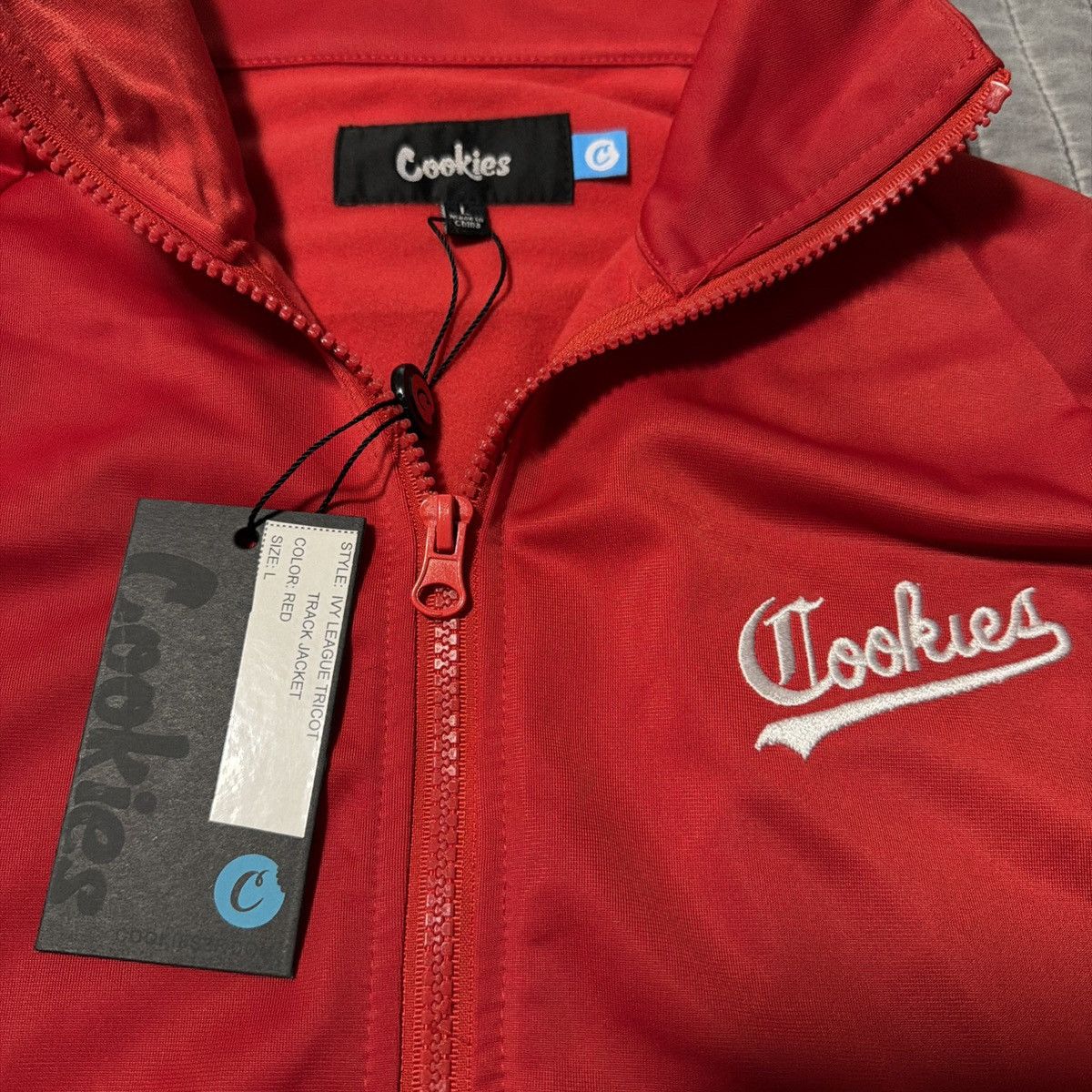 Cookies Cookies Ivy League Tricot Track Jacket Size Large NWT Size US L / EU 52-54 / 3 - 2 Thumbnail