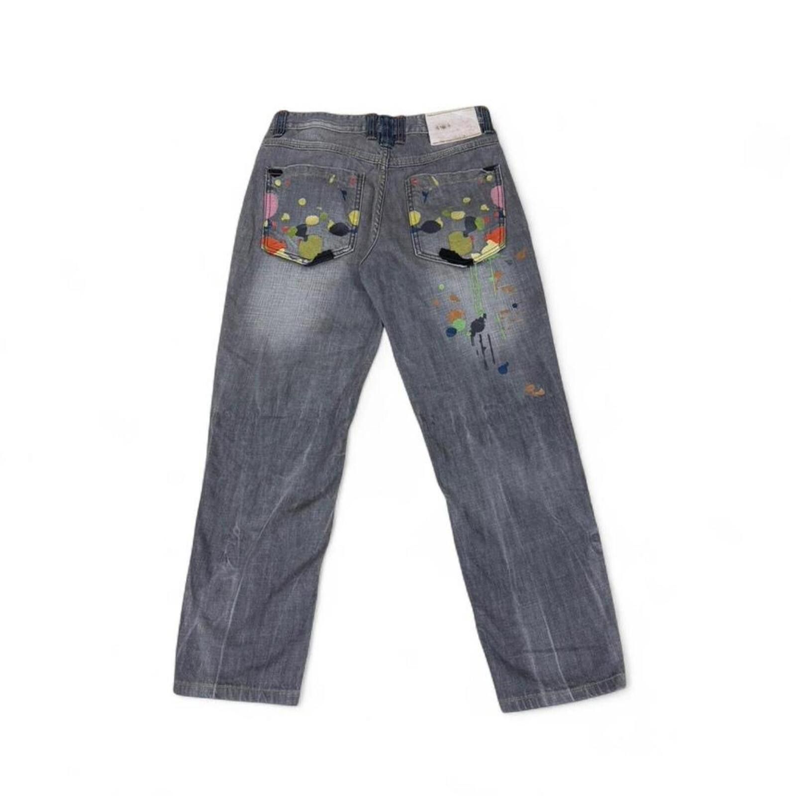 Other MAJAH FLAVAH Paint splatter jeans with unique design Size 29" - 1 Thumbnail
