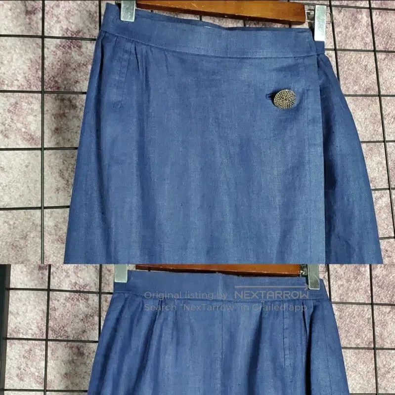 Yves Saint Laurent Yves Saint Laurent Summer Blue Skirt . Size 23" - 4 Thumbnail