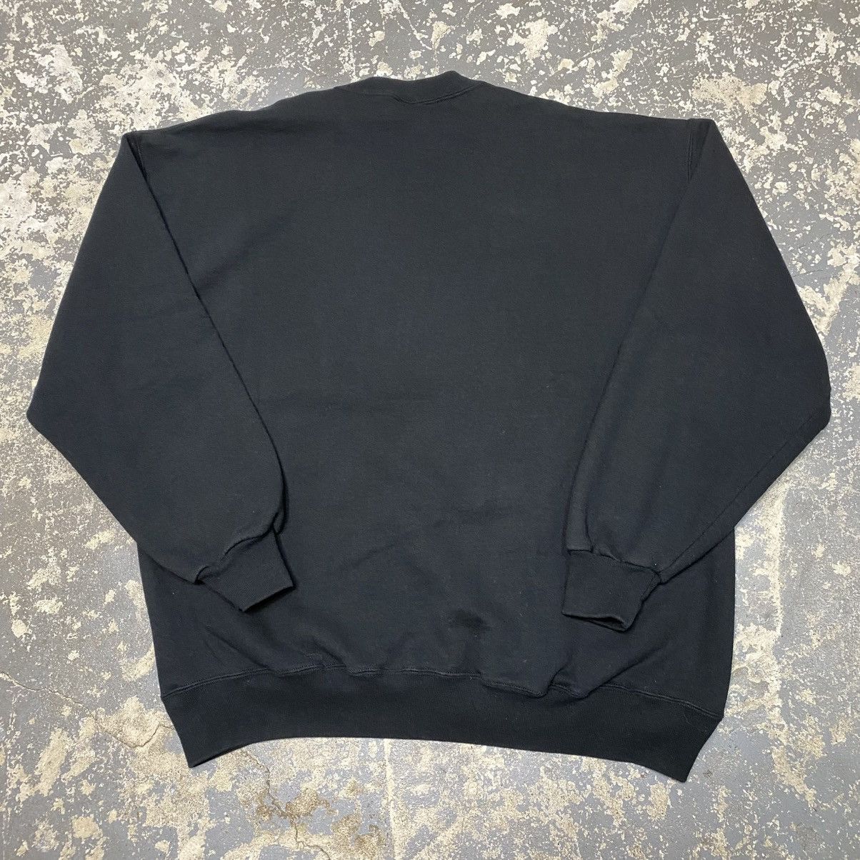 Russell Athletic × Vintage Vintage Russell Athletic Black Blank Boxy Crewneck Hoodie Size US XXL / EU 58 / 5 - 6 Thumbnail