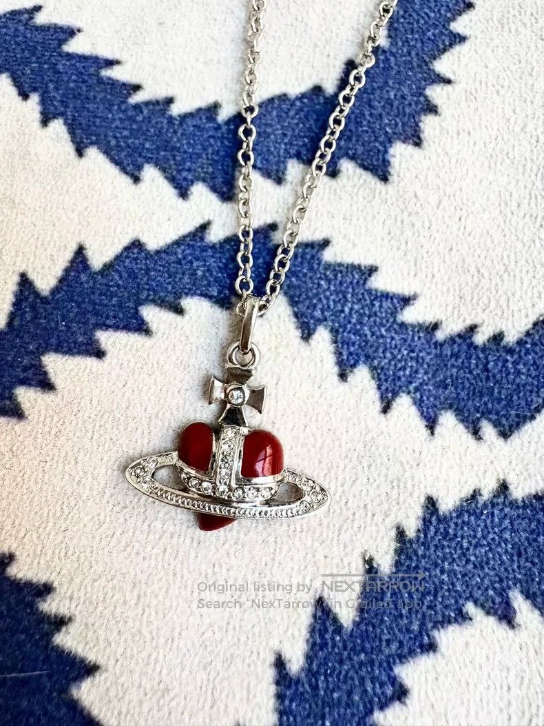 Vivienne Westwood Vintage Vivienne Westwood Red Diamante Heart Orb