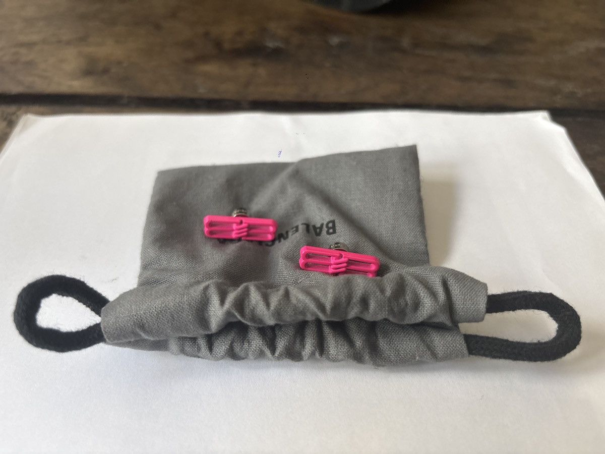 Balenciaga Balenciaga BB earings pink Size ONE SIZE - 1 Thumbnail