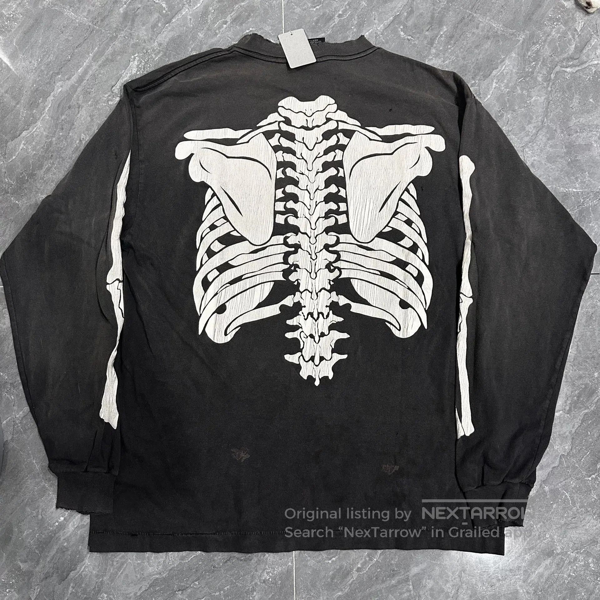 Saint Michael Saint Michael Skeleton Long Sleeve Shirt. Size US L / EU 52-54 / 3 - 2 Thumbnail