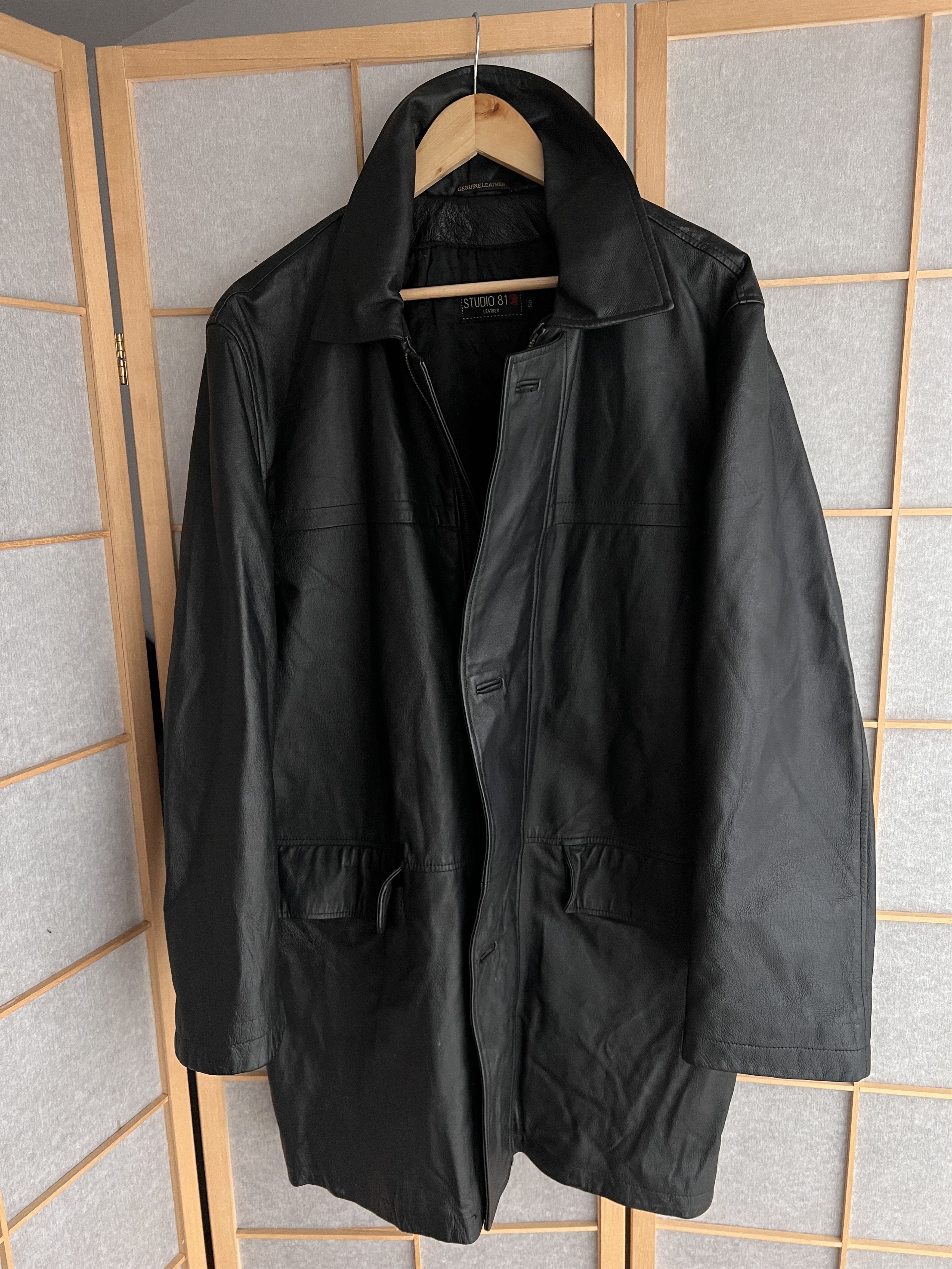 If Six Was Nine 14th Addiction Yohji Yamamoto style leather jacket LGB coat Size US XL / EU 56 / 4 - 7 Thumbnail