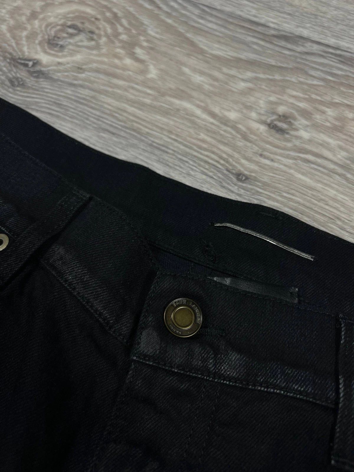 Saint Laurent Paris Saint laurent SLP Faded Black D02 Whisker Denim Hedi Slimane Size US 32 / EU 48 - 14 Thumbnail
