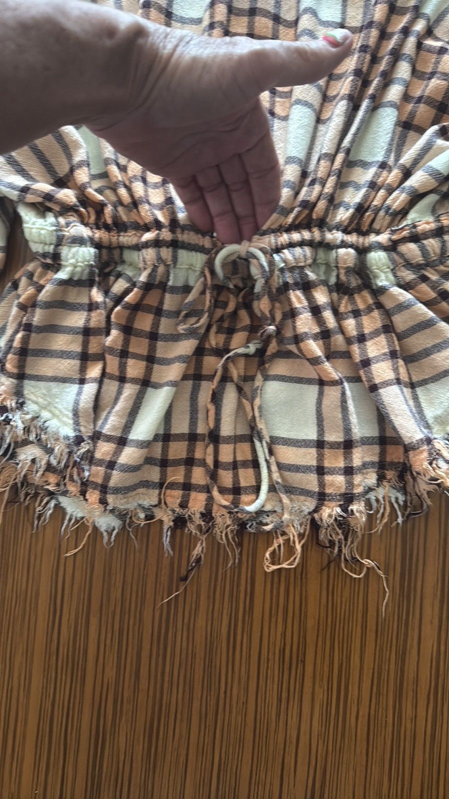 Free People Free People Pacific Dawn Plaid peplum top! Size M / US 6-8 / IT 42-44 - 7 Thumbnail