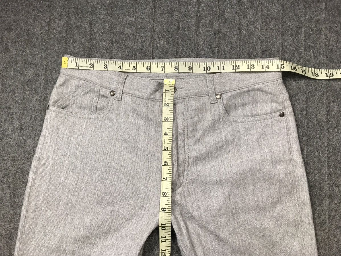 Designer Maison Martin Margiela 14 Grey Denim Buttonfly Straight Cut Size US 30 / EU 46 - 13 Thumbnail