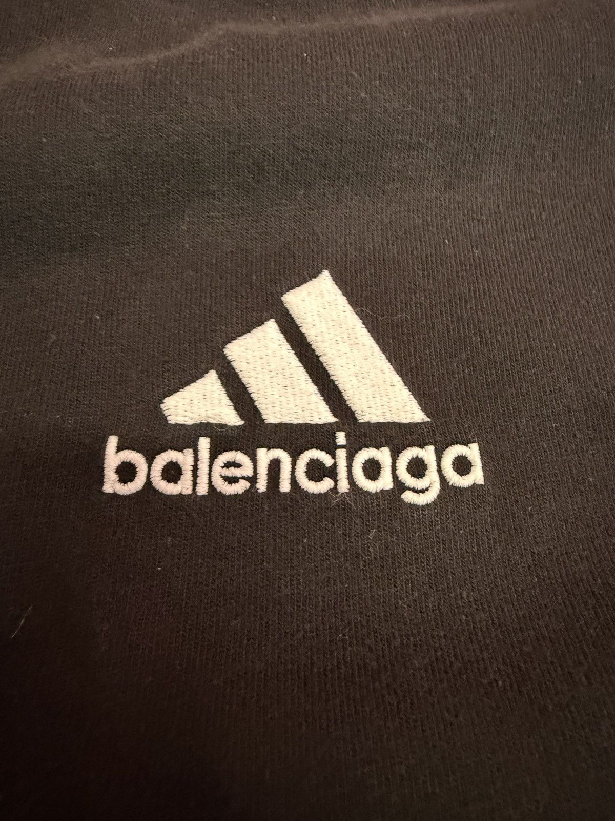 Adidas × Balenciaga BALENCIAGA X ADIDAS BLACK/RED TEE Size US XL / EU 56 / 4 - 3 Thumbnail