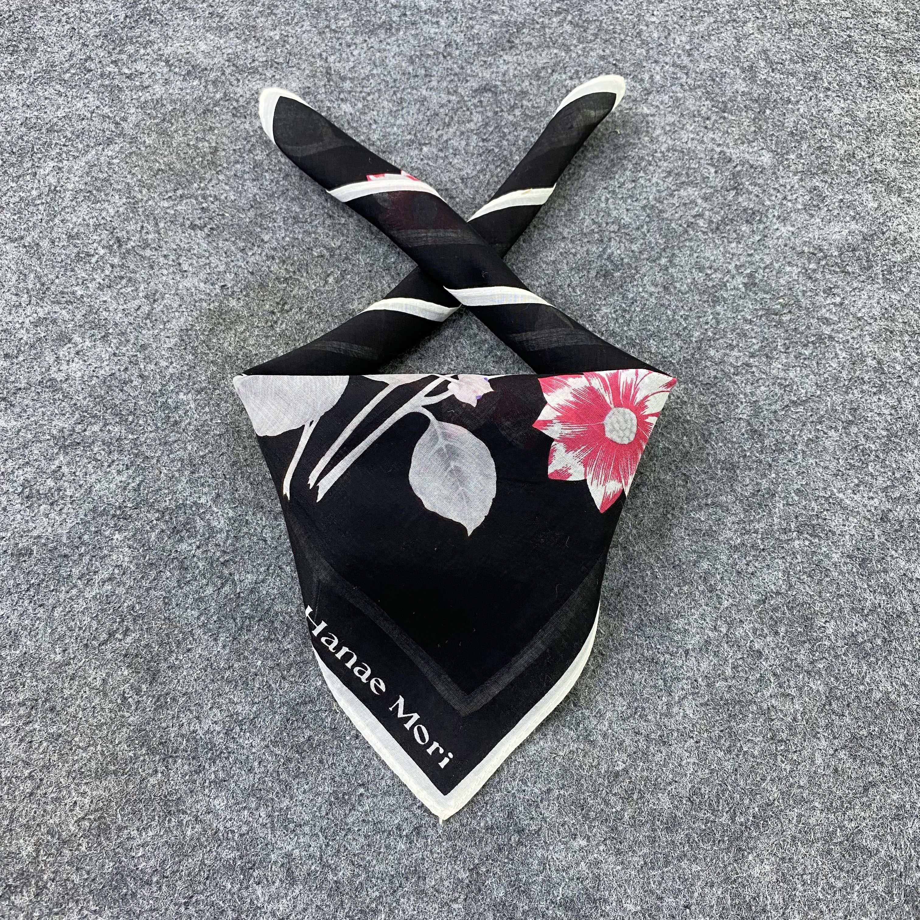 Hanae Mori Hanae Mori Handkerchief Neckerchief Bandana-B1591 Size ONE SIZE - 2 Thumbnail