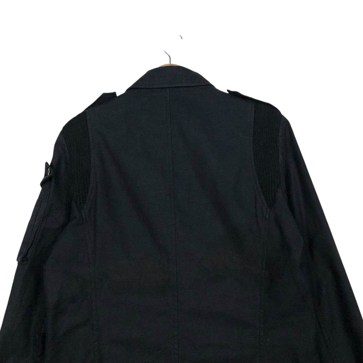 Hysteric Glamour 🔥RICH BLACK BIKER BONDAGE JACKET DOARAT CARGO POCKETS Size US M / EU 48-50 / 2 - 11 Thumbnail