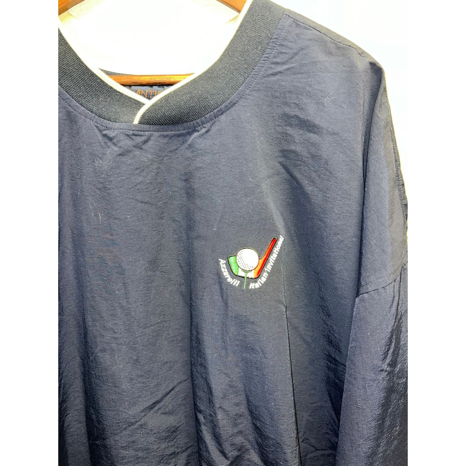 Vintage Vintage Golf Windbreaker Azzarelli Itailan Lightweight 2XL Size US XXL / EU 58 / 5 - 2 Thumbnail