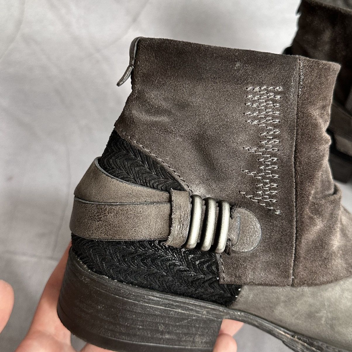 Dirk Bikkembergs Vintage AS 98 Style Ankle Boots Rick Owens Vibe Size US 8 / IT 38 - 7 Thumbnail