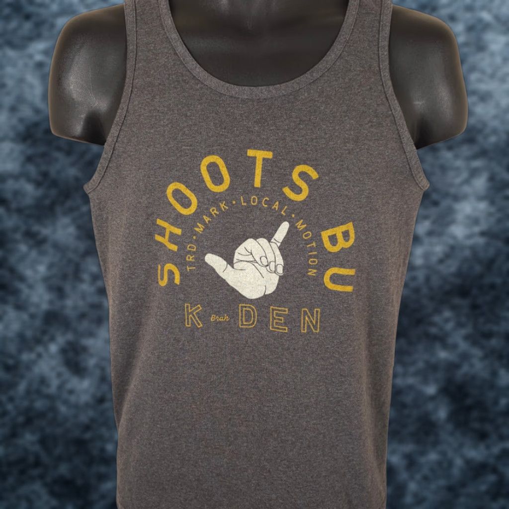 Vintage Local Motion Hawaiian Pidgin Tank Top Mens Small Gray Shoots K Den Vintage? No Size US S / EU 44-46 / 1 - 1 Thumbnail