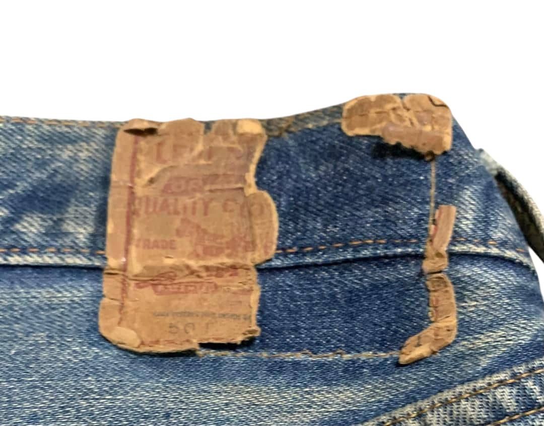 Levi's Vintage 60s Levis 501 Rindem Button #6 Selvedge Jeans Size US 32 / EU 48 - 14 Thumbnail