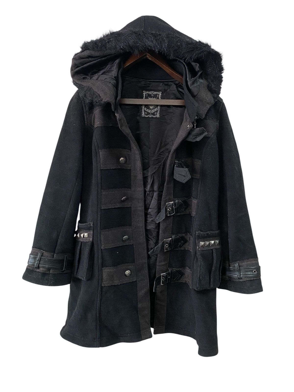 If Six Was Nine Japanese Brands Algon Quins Punk Hooded Jacket Size US M / EU 48-50 / 2 - 1 Thumbnail