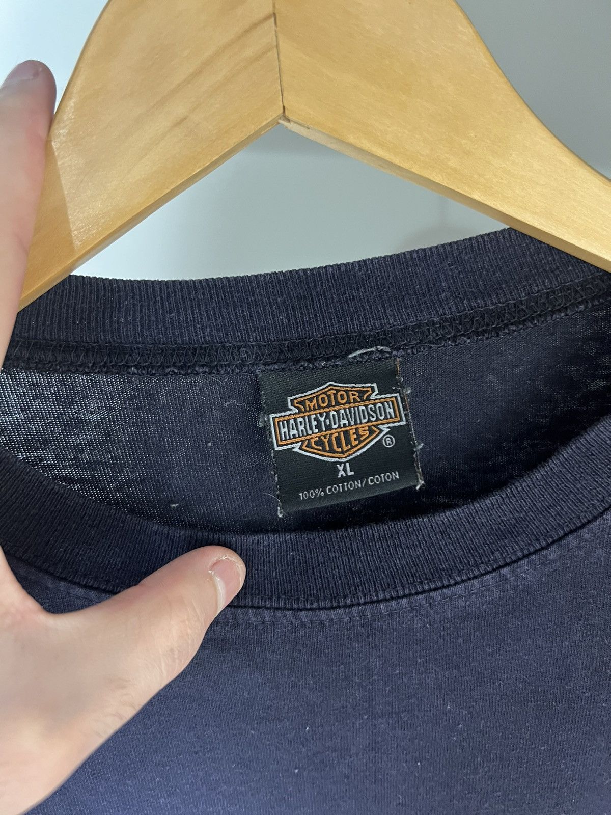 Harley Davidson VINTAGE HARLEY DAVIDSON MOTORCYCLE LAS VEGAS 1995 RETRO Y2K Size US XL / EU 56 / 4 - 13 Thumbnail