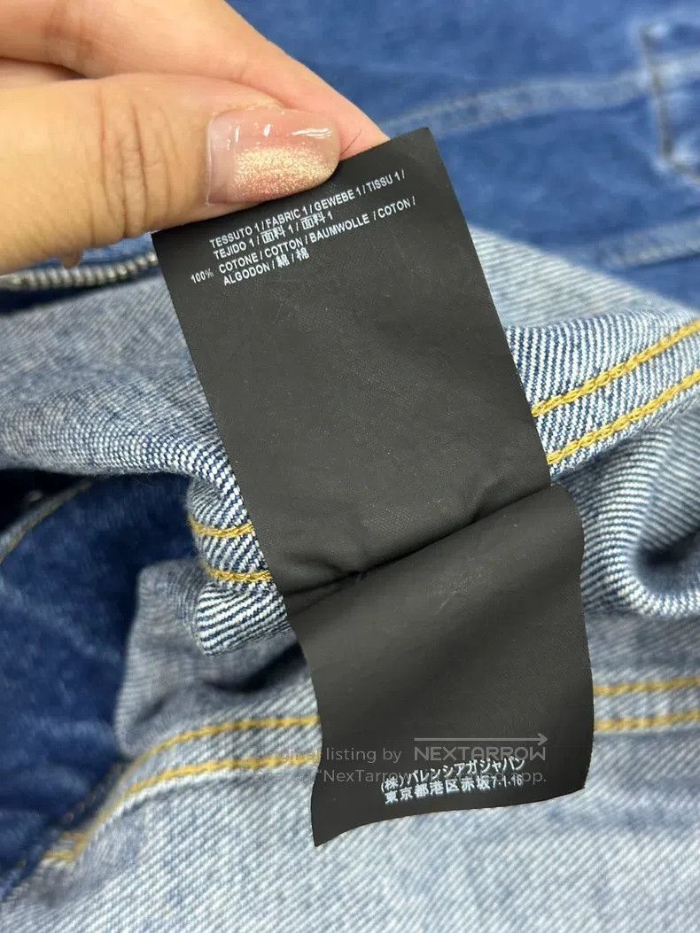 Balenciaga Balenciaga Blue denim jacket Size US L / EU 52-54 / 3 - 8 Thumbnail