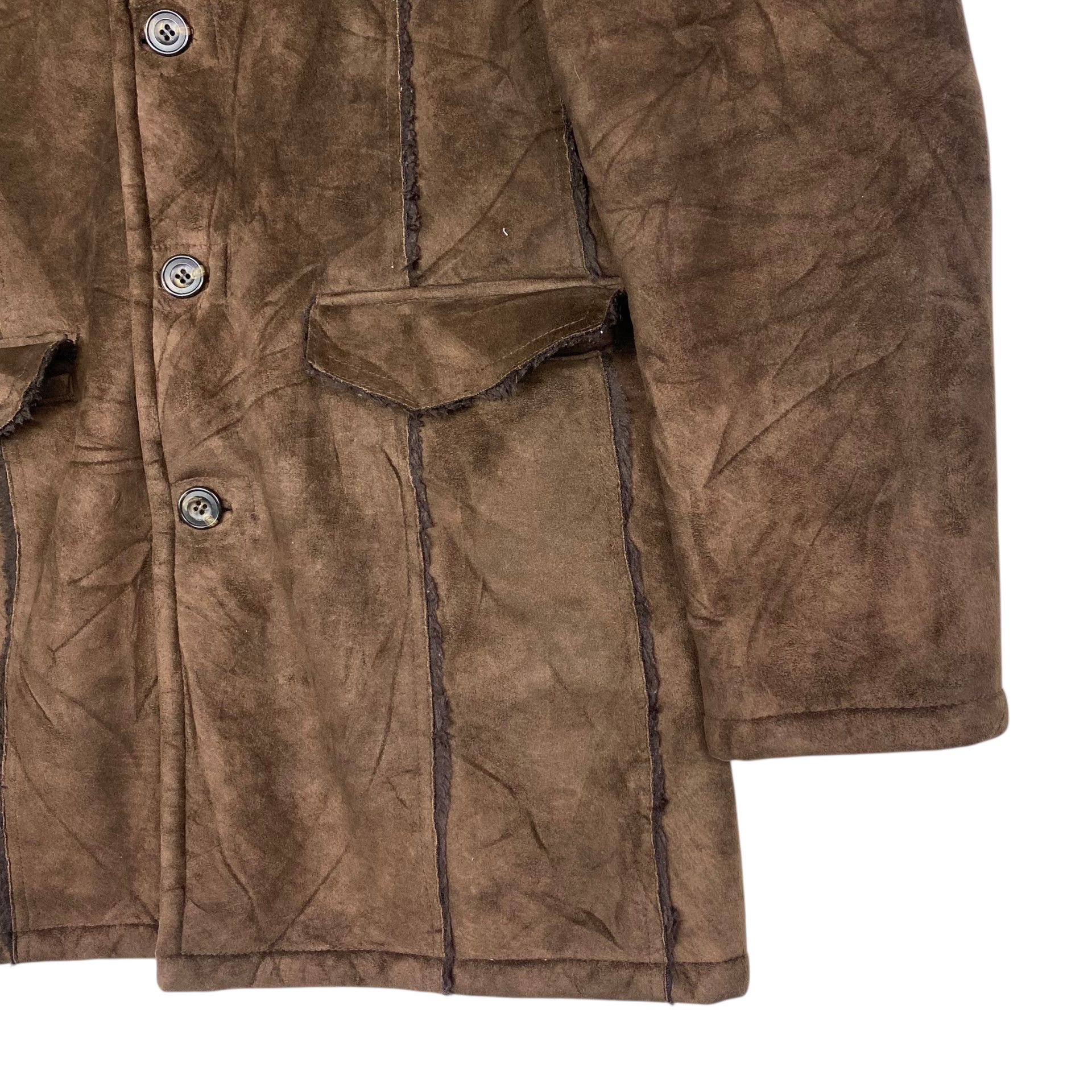 Tornado Mart 💥TORNADO MART MOLESKIN SHEARLING JACKET Size US M / EU 48-50 / 2 - 6 Thumbnail