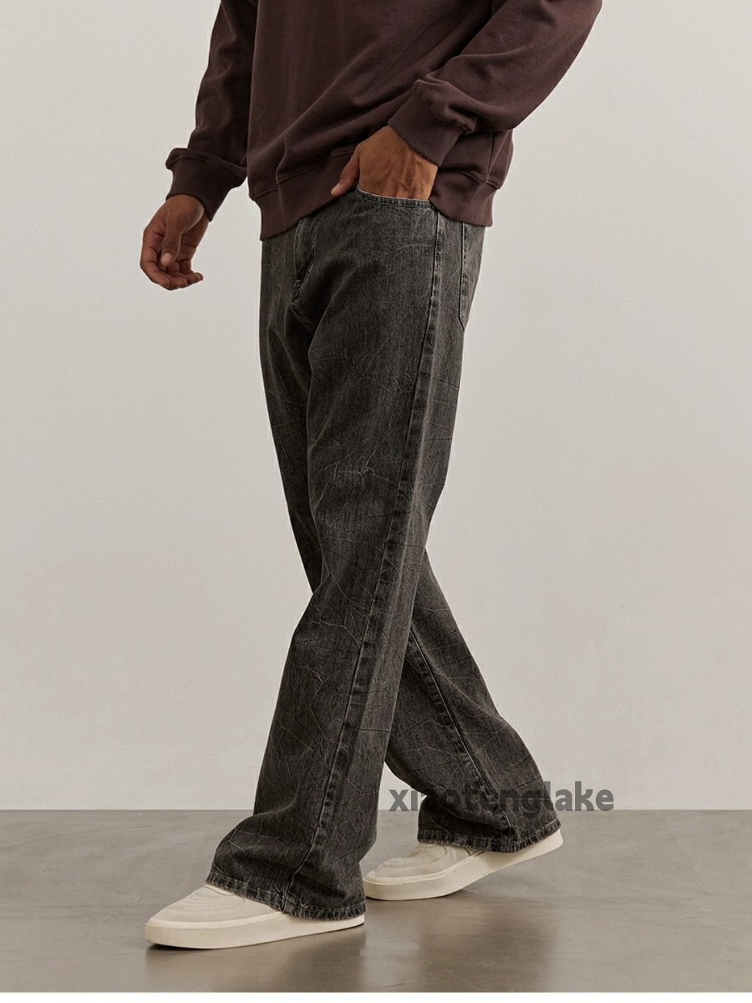 Jean × Vintage washed faded cleanfit yuppie y2k grunge jeans Size US 32 / EU 48 - 2 Thumbnail