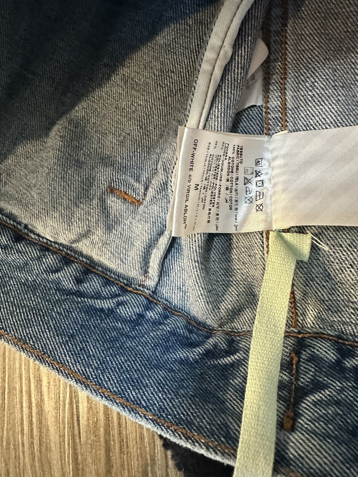 Off-White Off-White Spray Paint Denim Jacket Size US M / EU 48-50 / 2 - 6 Thumbnail