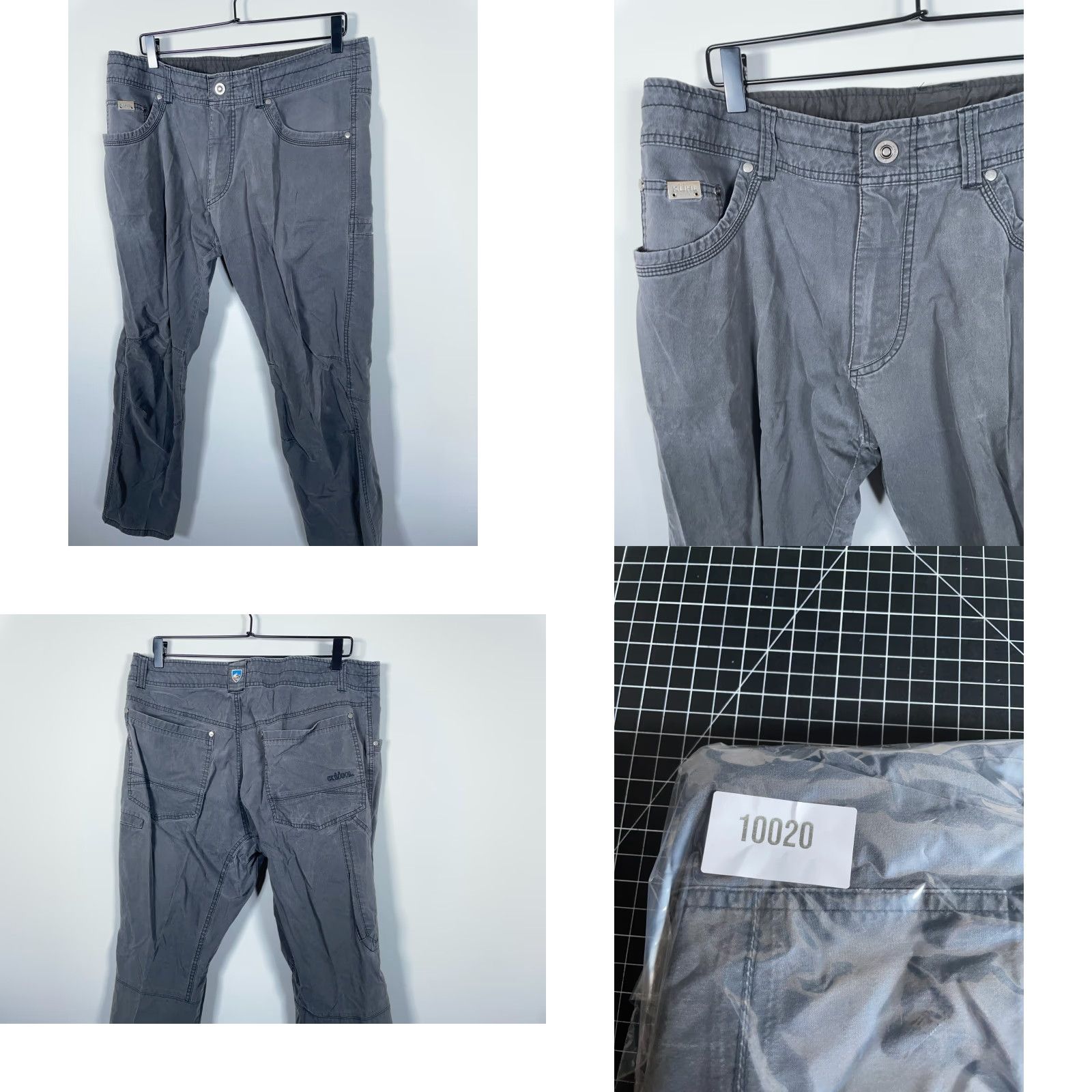 Vintage Kuhl Revolvr Pants Men's 36 x 32 Dark Gray Vintage Patina Dye 5232 (with flaw) Size US 36 / EU 52 - 10 Thumbnail
