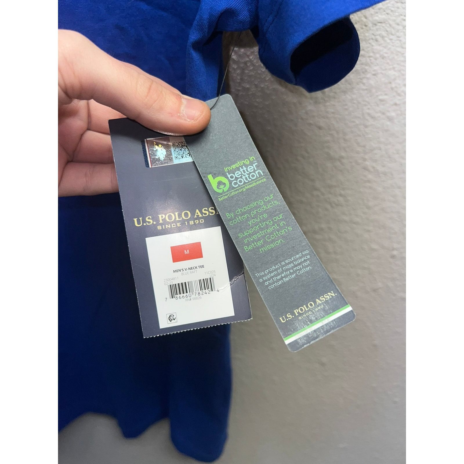 U.S. Polo Assn. US Polo Assn Blue Shirt Tee Small Pony NWT Tee Medium Size US M / EU 48-50 / 2 - 5 Thumbnail