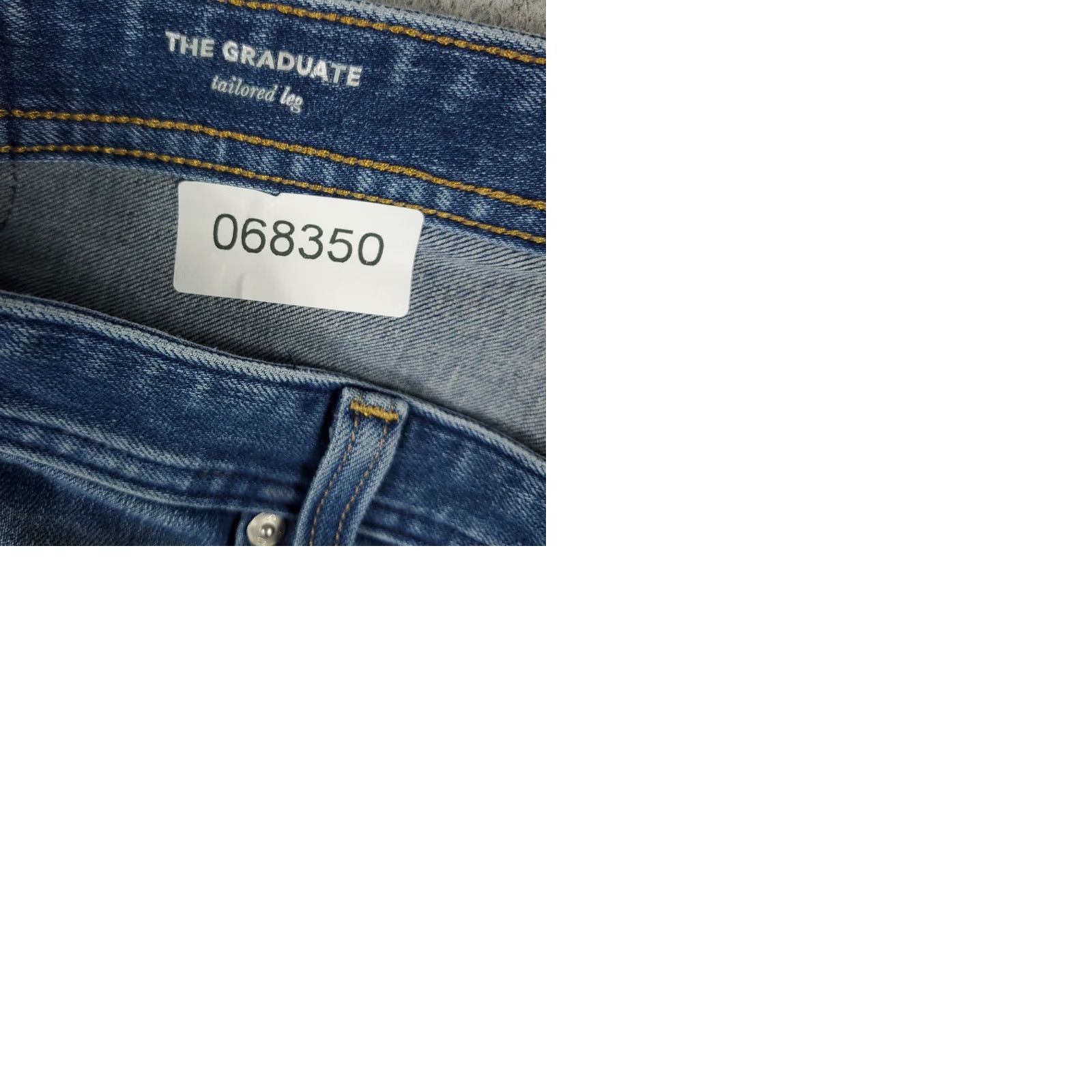 Vintage AG Adriano Goldschmied Jeans Mens 36x32 Blue The Graduate Tailored Leg Size US 36 / EU 52 - 9 Thumbnail