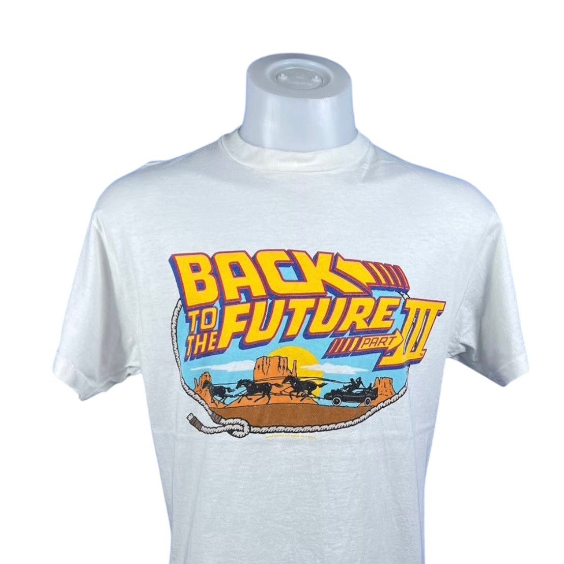 Universal Studios × Vintage Back to the future Part 3 Vinatge Movie 80s 90s T-Shirt Size US L / EU 52-54 / 3 - 1 Thumbnail
