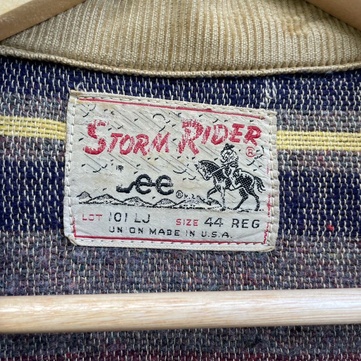 Lee 💥Vintage 60s Lee Storm Rider Lined Blanket Jacket Size US M / EU 48-50 / 2 - 21 Thumbnail