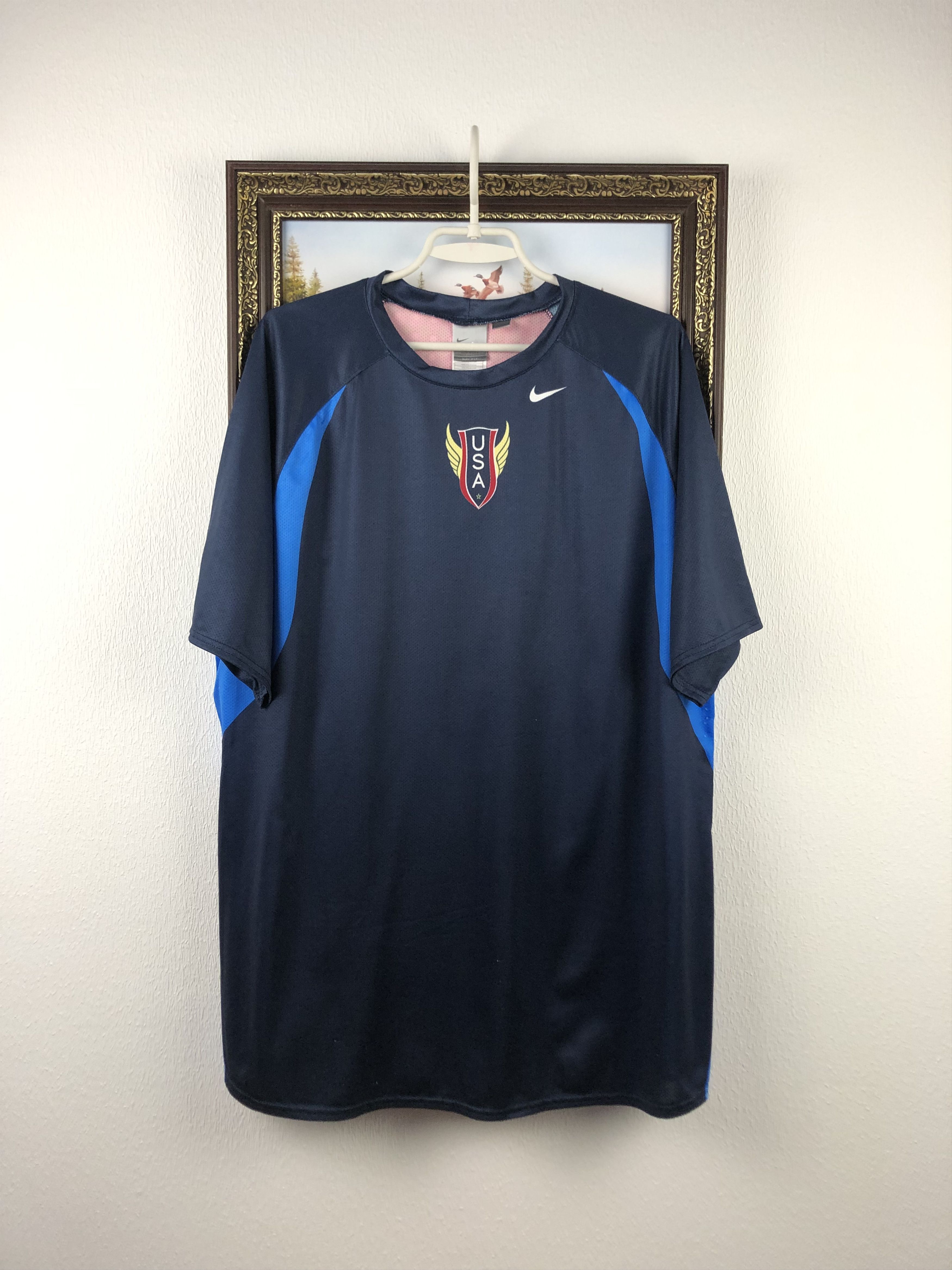 USA Track Field Shirt Running Sprint Jersey USATF Olympic