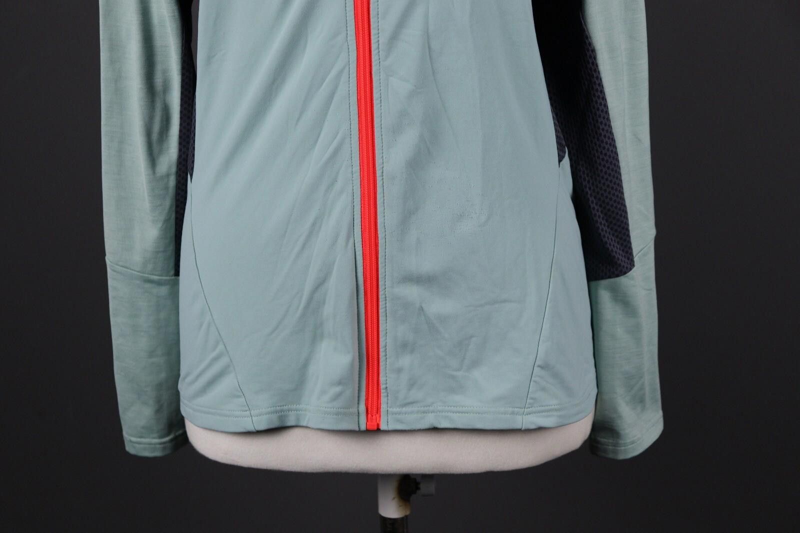 Designer Kari Traa Blue Full Zip Activewear Lightweight Jacket Size L Size L / US 10 / IT 46 - 4 Thumbnail