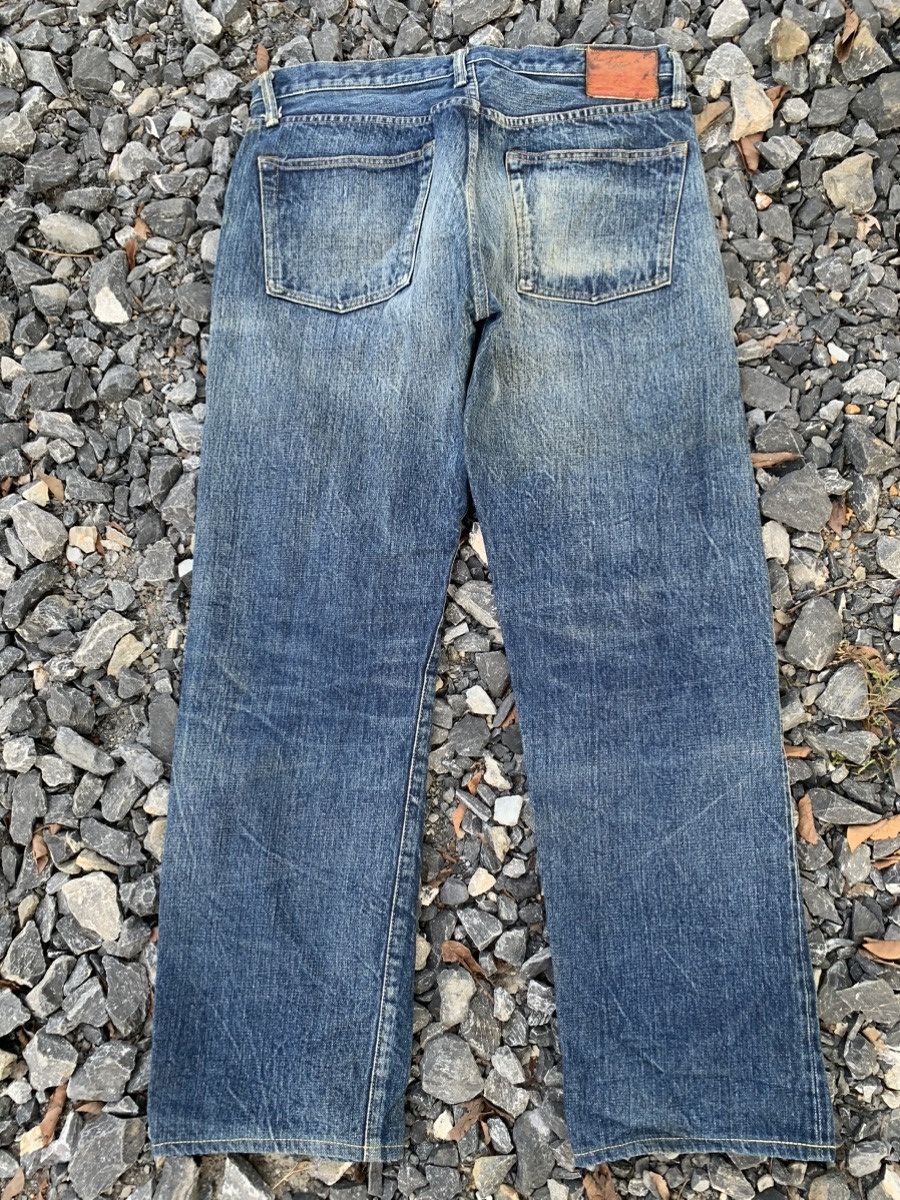 Kapital VINTAGE BURGUS PLUS SELVEDGE JAPANESE FADED DISTRESSED DENIM Size US 32 / EU 48 - 3 Thumbnail