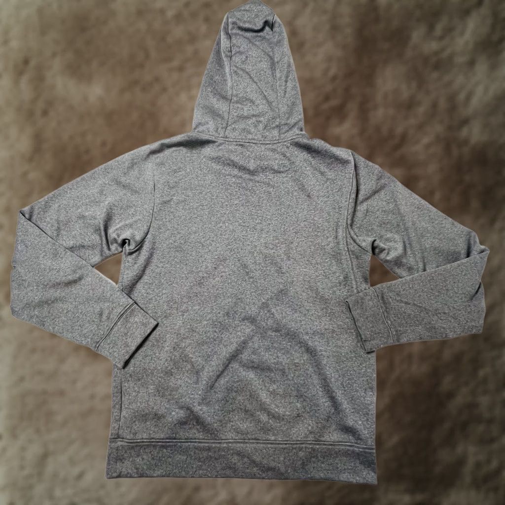 The North Face The North Face Mens Small Heathered Gray Red Pullover Hoodie Spellout Big Logo Hoodie Mens Small Gray Red Size US S / EU 44-46 / 1 - 1 Thumbnail