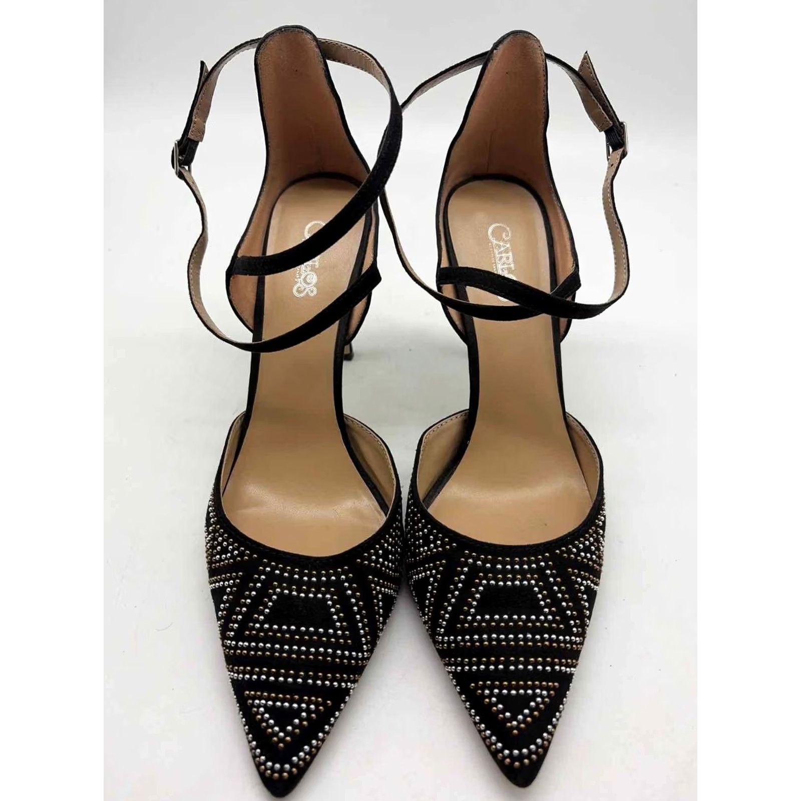 Vintage Carlos Black Size 10 Pump Heels Size US 10 / IT 40 - 5 Thumbnail