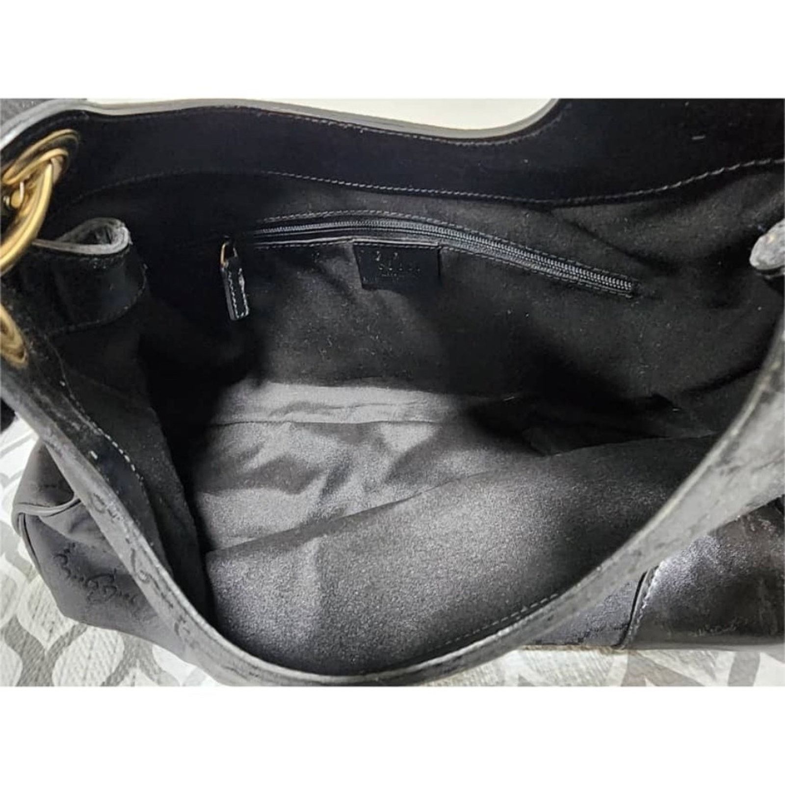 Gucci Authentic Gucci GG Canvas Leather 2way Shoulder Bag Black Size ONE SIZE - 10 Thumbnail