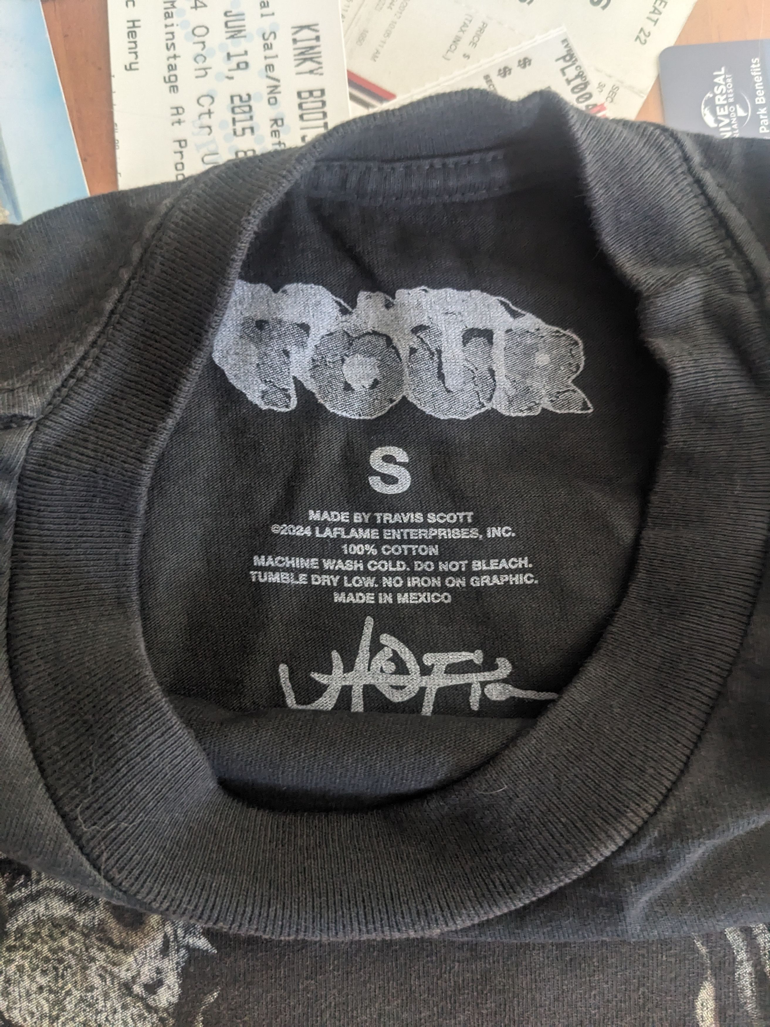 Travis Scott Travis Scott Utopia Tour Shirt From Auckland, New Zealand Size US S / EU 44-46 / 1 - 2 Thumbnail