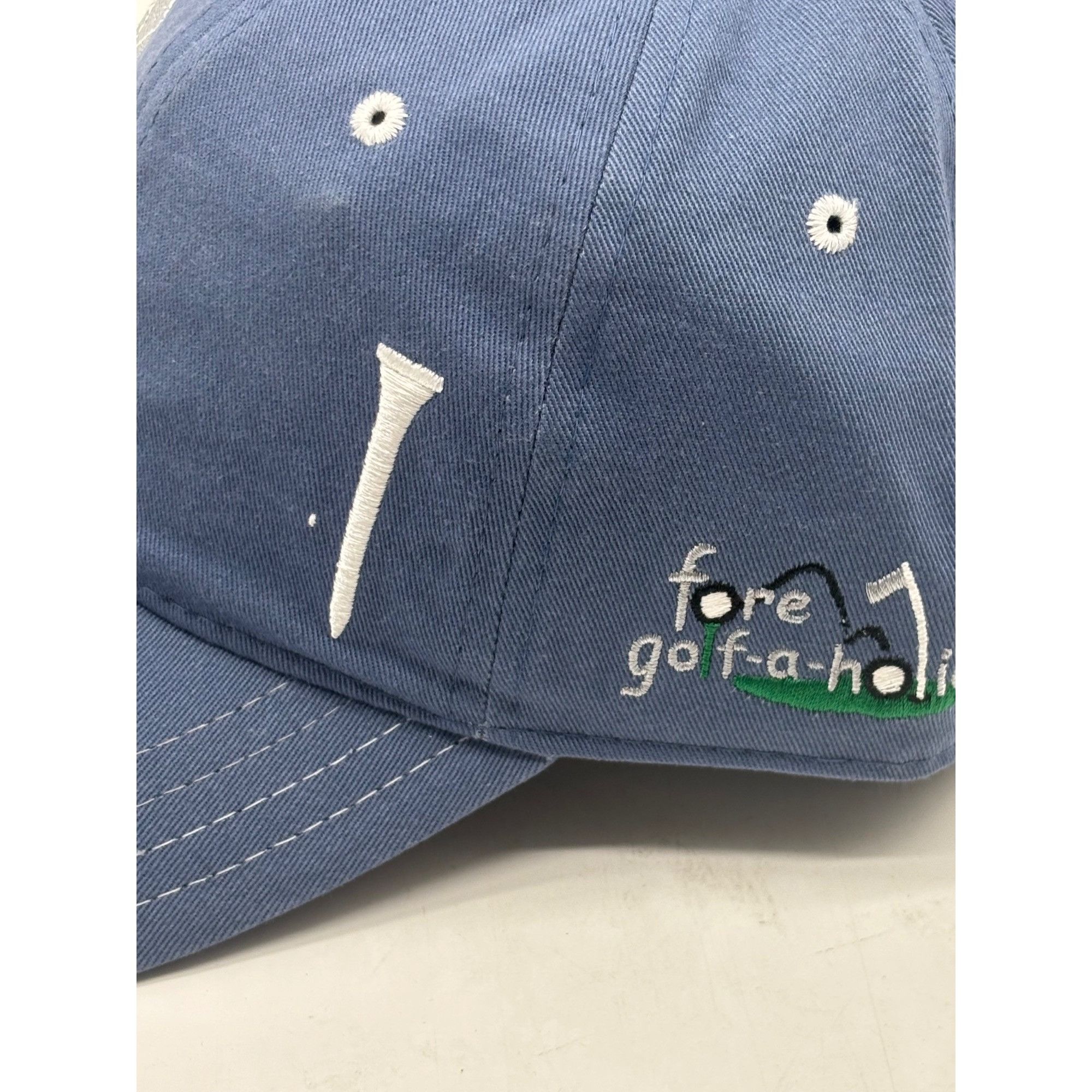 Other Pukka Argyle embroidered Cotton Twill Golf Cap/ Hat Denim Size ONE SIZE - 4 Thumbnail