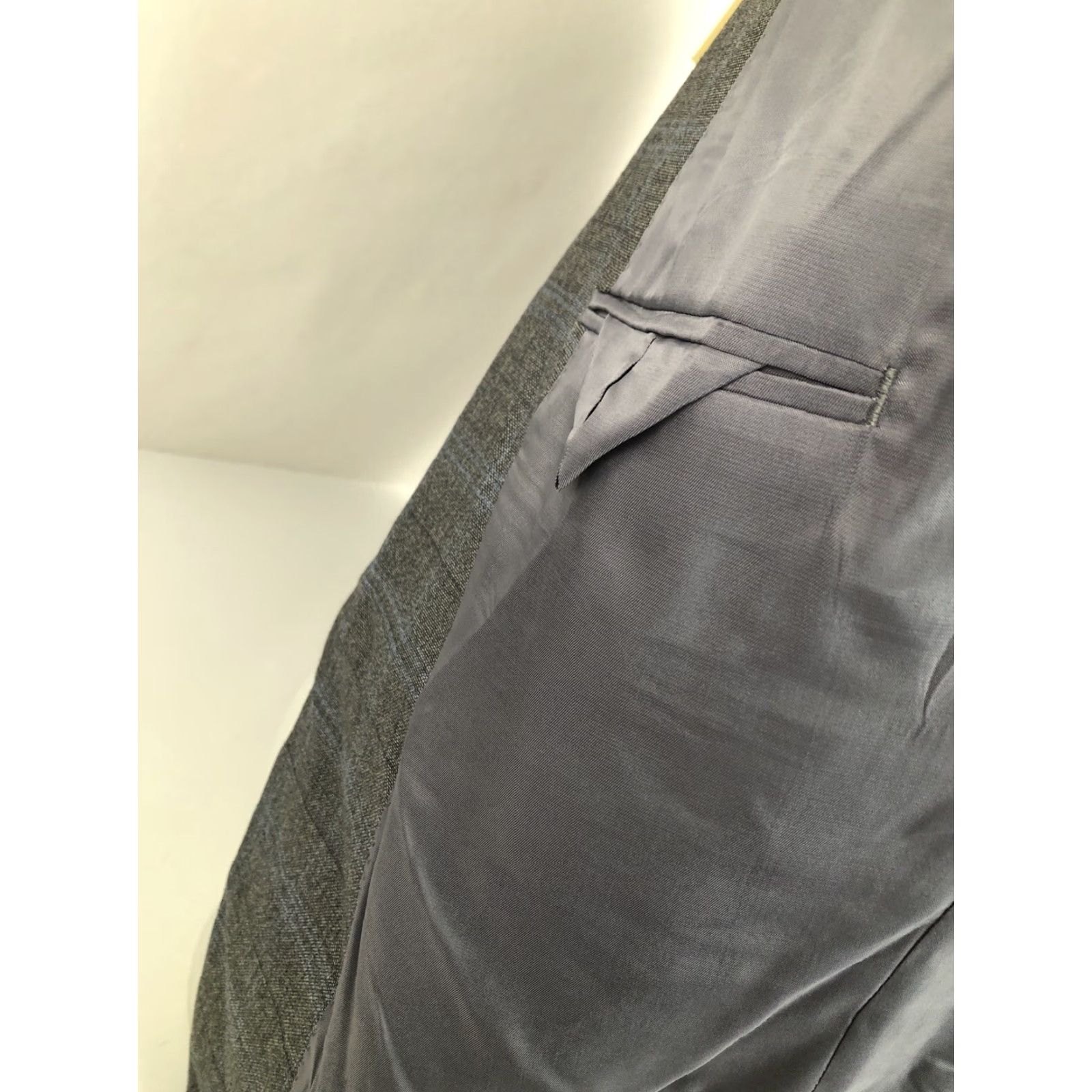 Ralph Lauren LAUREN / RALPH LAUREN - NEW w TAGS - SILK / WOOL Windowpane 44L Blazer Men 44 Long Gray Silk Wool Blazer Mens Size 44R - 8 Thumbnail